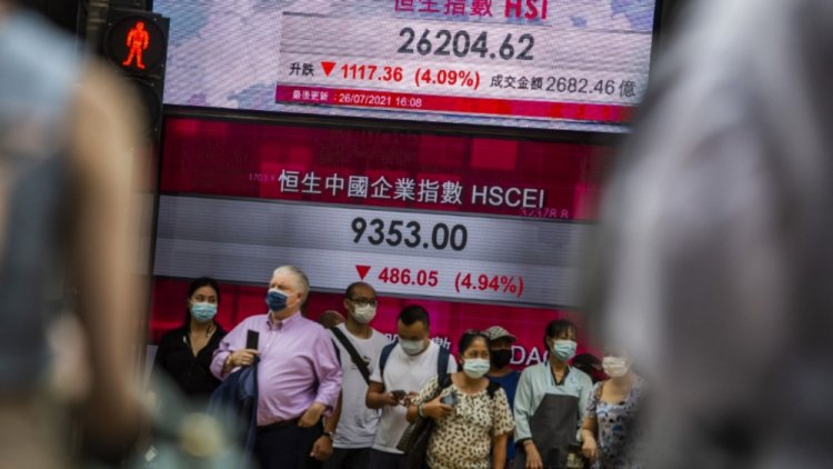 'ฮั่งเส็ง' ยังดิ่งเหวต่อเนื่อง นักลงทุนกังวลเศรษฐกิจจีนชะลอตัว