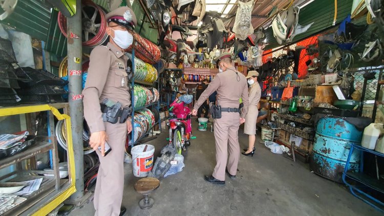 ตำรวจเมืองปทุมธานีลุยกวาดล้างร้านจยย.แต่งซิ่งป่วนเมือง