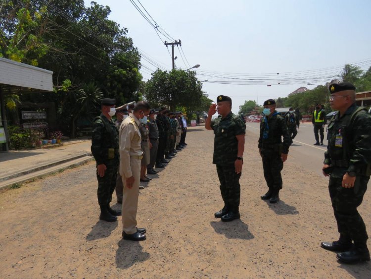 ผู้ช่วยผู้บัญชาการทหารบก ตรวจเยี่ยมการปฏิบัติงานป้องกันชายแดนในพื้นที่กองกำลังสุรนารี