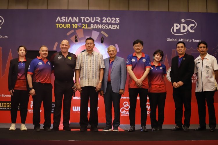 ชลบุรีระเบิดศึก"PDC Asian Tour 2023 Bangsaen"เฟ้นหาสุดยอดนักกีฬาดาร์ทแข่งที่อังกฤษ