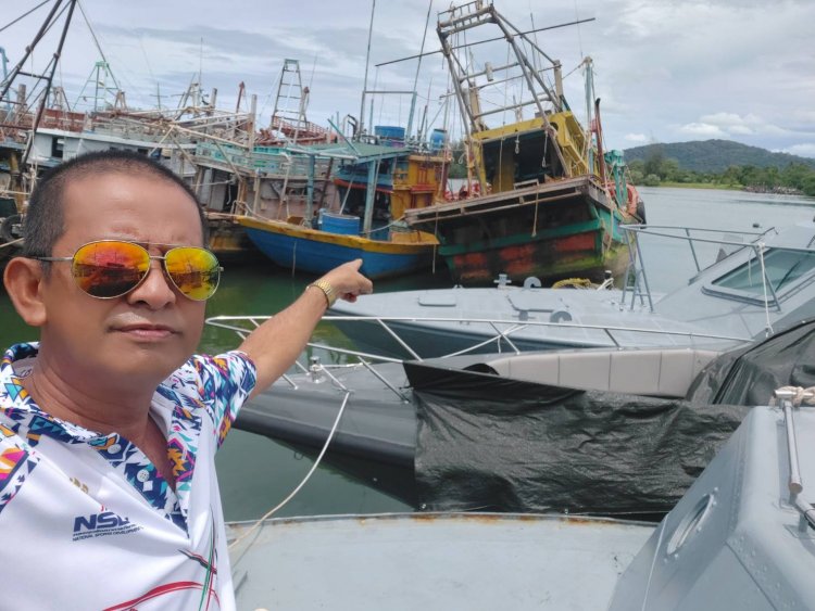 ตำรวจน้ำนราฯจับเรือประมงเวียดนาม 1 ลำ พร้อมลูกเรือ 5 คนรุกล้ำเข้ามาทำการประมงในน่านน้ำไทย
