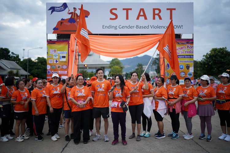 UNFPA ผนึกเครือข่ายไทย-ลาว จัด “วิ่งข้ามโขง”ยุติความรุนแรงด้วยเหตุแห่งเพศ