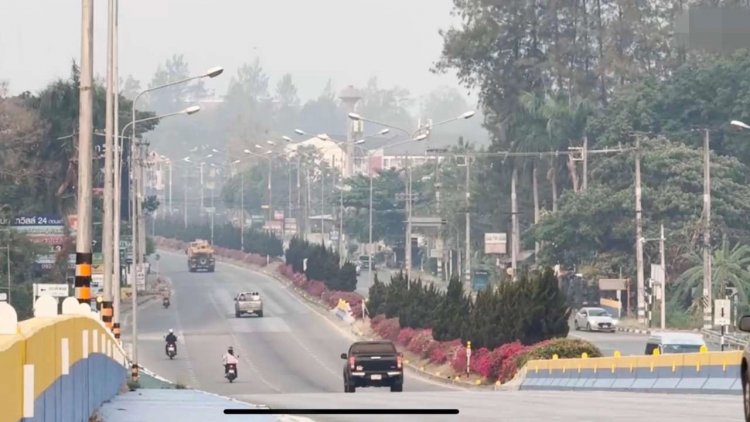 ไฟป่าสะเมิงวิกฤติพัดฝุ่นพิษเข้าเมืองเชียงใหม่ ทำ PM 2.5 พุ่งสูงปรี๊ด