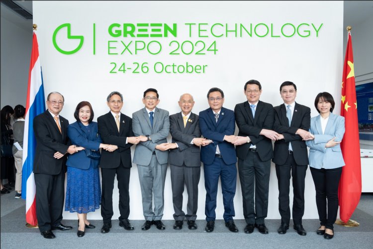 สมาคมวิทยาศาสตร์และเทคโนโลยี ไทย-จีน ร่วมภาครัฐ-เอกชนจัดงาน “Green Technology Expo 2024” ขับเคลื่อนธุรกิจด้วยเทคโนโลยีสีเขียว
