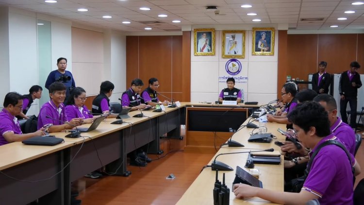 กฟภ.โคราชเตรียมพร้อมรับมือรถยนต์ชนเสาไฟฟ้า 115 kv