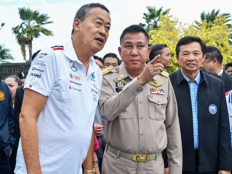 นายกฯ ลงสำรวจพื้นที่ จ.ชลบุรี เตรียมจัดการแข่งขัน F1 กระหึ่มโลก