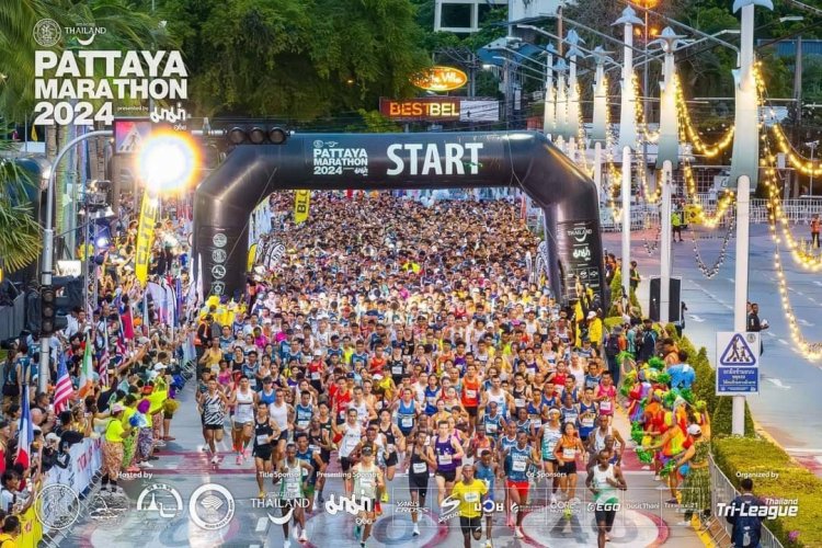 ประมวลภาพการแข่งขัน"Amazing Thailand Pataya Marathon 2024"