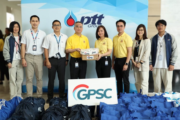 GPSC ร่วมกับกลุ่ม ปตท. มอบถุงยังชีพช่วยผู้ประสบภัยน้ำท่วมภาคเหนือ