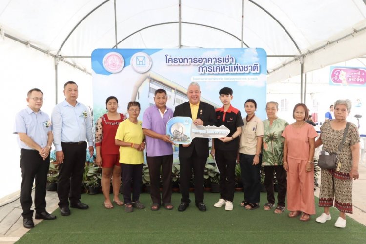 การเคหะแห่งชาติเดินหน้าส่งมอบอาคารเช่าพักอาศัย จังหวัดสมุทรปราการ (บางพลี)