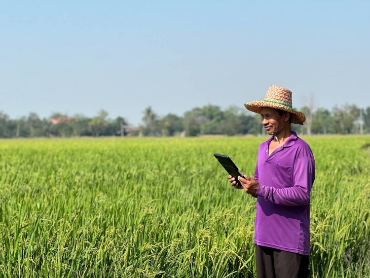 ‘ศกอ.สุพรรณบุรี’ ทำนาข้าวลดโลกร้อน ขายคาร์บอนเครดิต สร้างรายได้