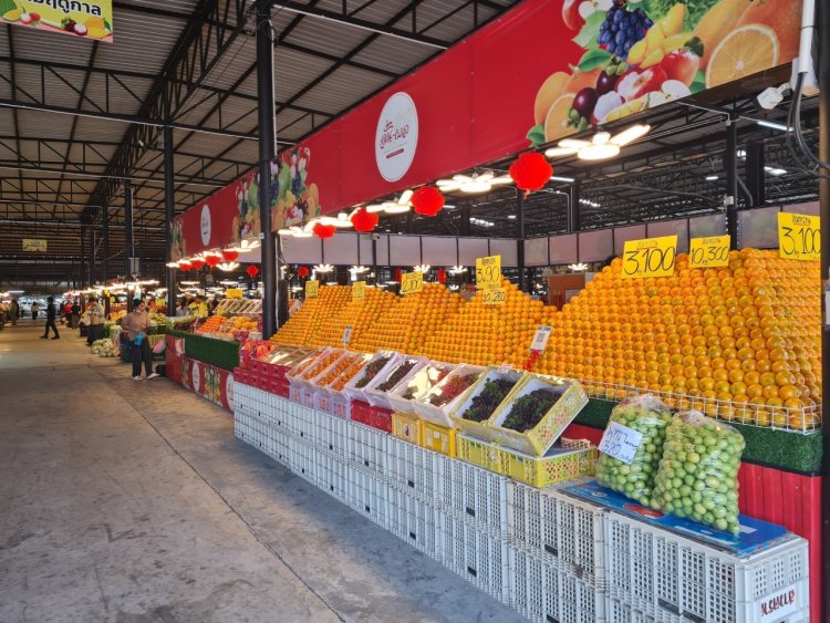 คึกคักรับตรุษจีน! ร้านผลไม้-เนื้อสัตว์ตลาดเทิดไทโคราชยอดขายพุ่ง