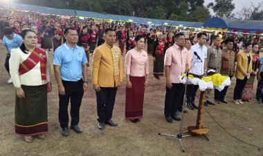 อำเภอน้ำเกลี้ยงจัดงานใหญ่สืบสานประเพณีบุญผะเหวดเทศน์มหาชาติกระตุ้นท่องเที่ยว