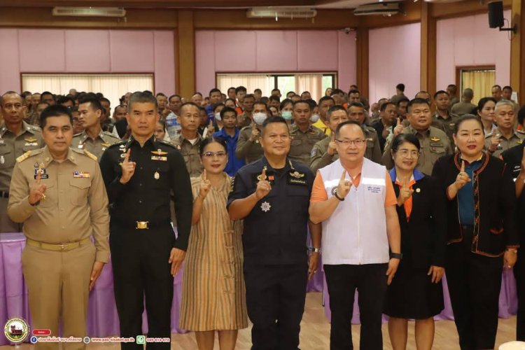 ศรีสะเกษเปิดโครงการฝึกอบรมชุดปฏิบัติการตำบลยั่งยืนแก้ปัญหายาเสพติดครบวจร