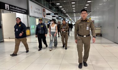 สตม.รวบสาวไทยคาสนามบินสุวรรณภูมิคดีพนันออนไลน์-ฟอกเงิน