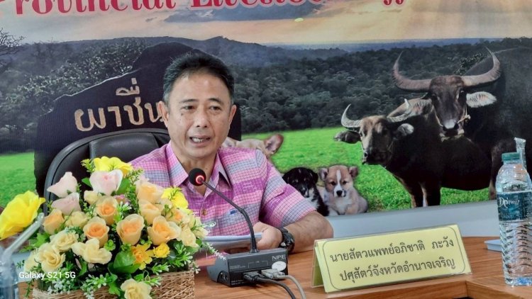 อำนาจเจริญยกระดับคุมเข้มป้องกันโรคแอนแทรกซ์ซ้ำรอยมุกดาหาร