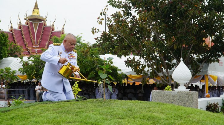 ปราจีนบุรีปลูกพระศรีมหาโพธิทศมราชบพิตร พร้อมกัน 76 จังหวัดทั่วประเทศ