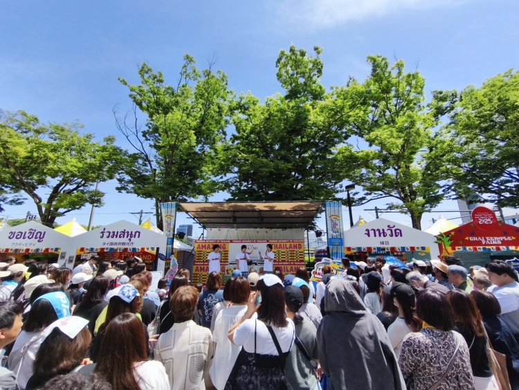 เที่ยวไทยสร้างปรากฎการณ์ "จัดงานวัดไทยกลางโตเกียว" ญีปุ่นแห่ชมงาน
