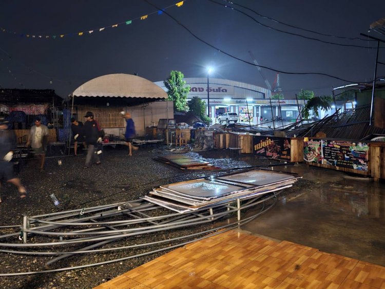 พายุฝนถล่มอ.วังน้อย เสียหายขยายวงกว้าง เร่งช่วยเหลือผู้ประสบภัย
