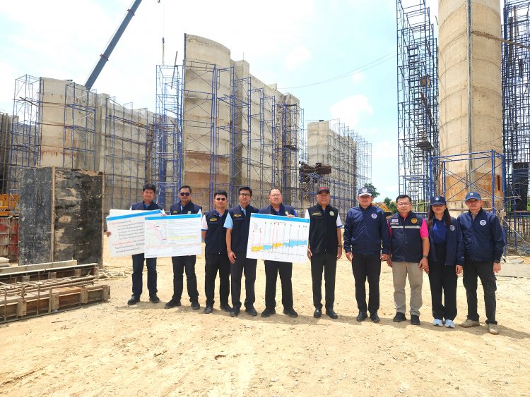 ป.ป.ท.เขต6 ลงพื้นที่พิจิตรตรวจสร้างประตูระบายน้ำ2แห่งงบเกือบ1พันล้านงานคืบหน้าคลายกังวล
