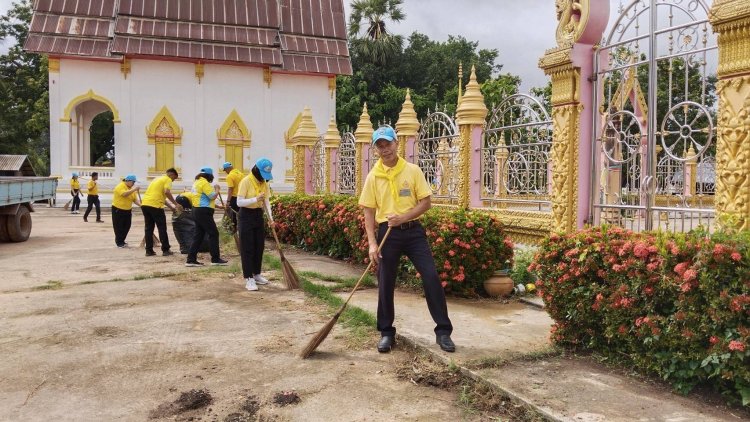 อำนาจเจริญจัดกิจกรรมจิตอาสาพัฒนาเนื่องในวันคล้ายวันสวรรคตในหลวงร.9