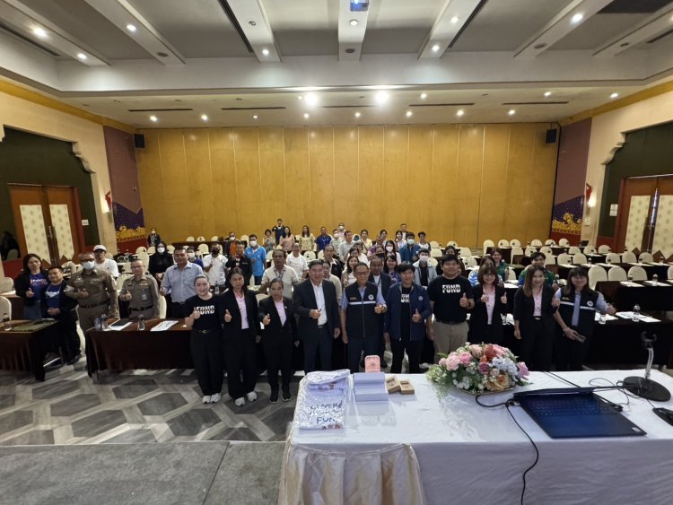 กปว.บรรยายความรู้เกี่ยวกับบทบาท หน้าที่ และภารกิจของกองทุนฯ ณ จังหวัดสุพรรณบุรี
