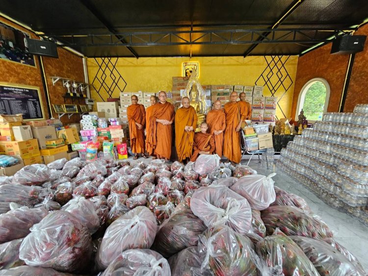 ศรีสะเกษ“สายธารน้ำใจ หลั่งไหลสู่ชายแดน ร่วมส่งแรงใจให้ทหารผู้กล้า”