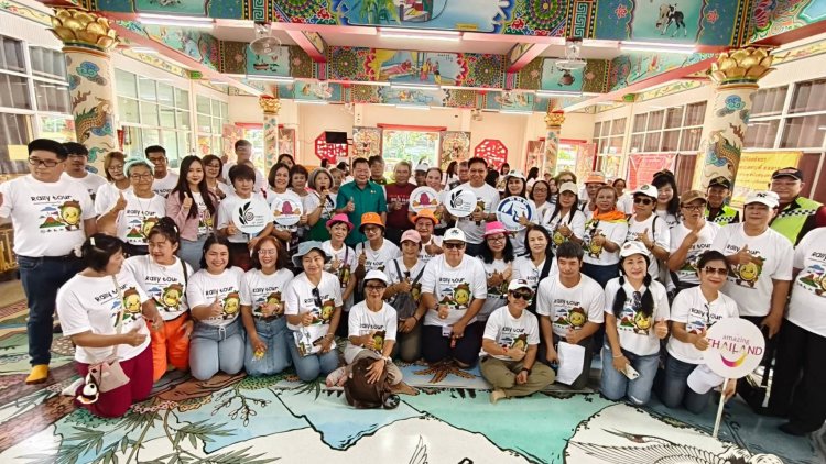 สมาคมธุรกิจท่องเที่ยวศรีสะเกษ เปิดกิจกรรมแรลลี่ทัวร์สวนทุเรียนภูเขาไฟศรีสะเกษ ประจำปี ๒๕๖๘