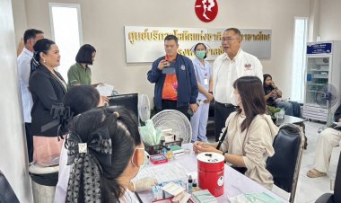 คนชัยภูมิพร้อมใจบริจาคโลหิตช่วยแนวหน้าหลังชายแดนไทย-เขมรปะทะเดือด