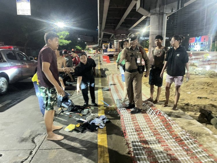 ตำรวจบางซื้อสกัดไล่จับหนุ่มเสพยาคลั่งลักรถกระบะซิ่งหนีชนดะ