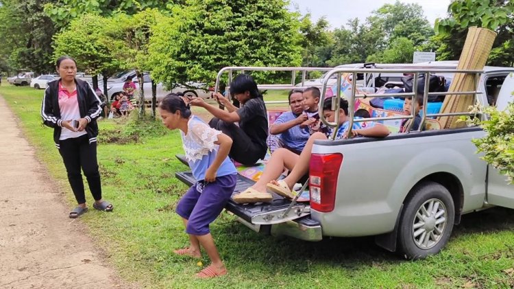 ชาวบ้านศรีสะเกษหงุดหงิดถูกไล่กลับไปกลับมา รายชื่อหมู่บ้านไม่อยู่ในแผนอพยพ