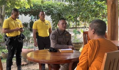 ตร.ทล.ปราจีนบุรีรวบผู้ต้องหาทำผิดหลายคดีหนีบวชพระนาน 5 ปี