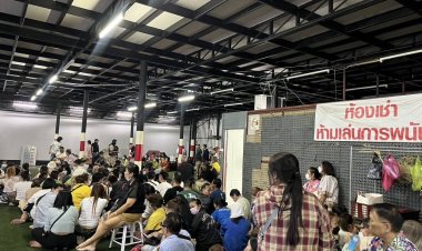 เปิดปฎิบัติการ "สิงห์ปราบพยศ"บ่อนในตำนาน "นวย ดอนเมือง"รวบ 200 นักพนัน