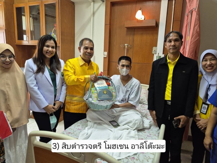 ผู้ช่วยเลขาฯ ศอ.บต. นำทีม เยียวยาผู้ได้รับบาดเจ็บจากไฟใต้ที่รพ.สุไหงปาดี
