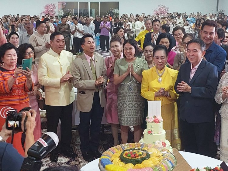 “วราวุธ” พร้อมคณะที่ปรึกษาคณะอนุกมธ.ศาสนา ฯ อวยพรวันเกิด “ดร.ฉวีวรรณ คำพา” นายกสมาคมส่งเสริมมหกรรมวัฒนธรรมฯ