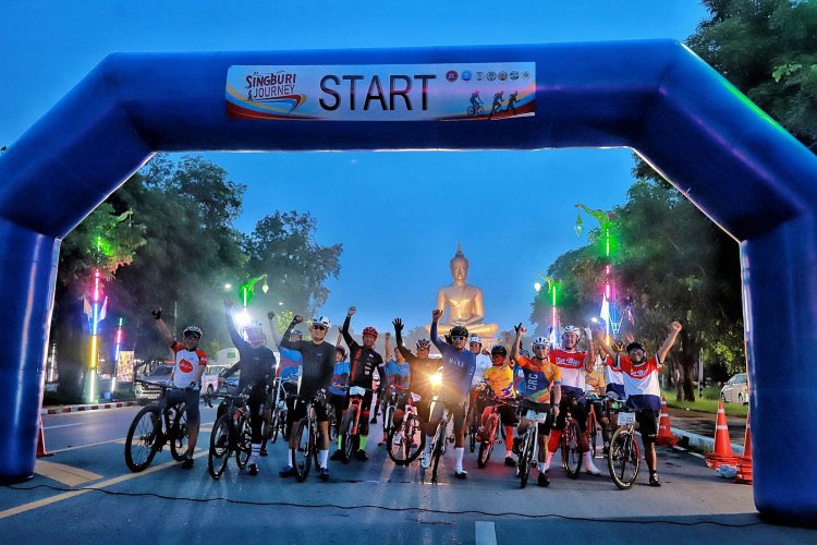 ปั่น “Singburi Journey  Run  Ride  Cycling”ฟังเรื่องเล่าตำนานเมืองสิงห์