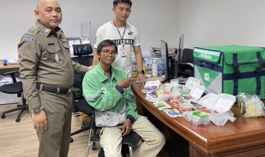 รวบไรเดอร์หวยใสลอบขายบุหรี่ไฟฟ้าซุกกล่องอาหารส่งลูกค้ายานคลองหลวง