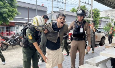 ตร.ปทุมวันเข้ารวบหนุ่มอินเดียคลั่งชัก "โมเดลปืนไฟแช็ก" ขู่เจ้าหน้าที่อาสา