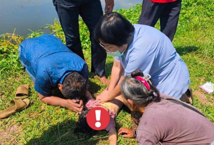 ชื่นชม!  พยาบาลวิชาชีพชำนาญการ รักษาราชการแทน ผอ.รพ.สต.คู้ลำพันCPR ดญ.จมน้ำฟื้นคืนชีพ