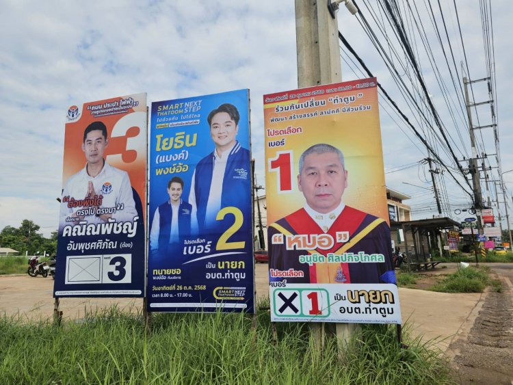 คืนหมาหอน!ศึกเลือกตั้งนายก อบต.ท่าตูม ซื้อเสียง-ขายสิทธิสะพัดหัวละ 1,000 บาท