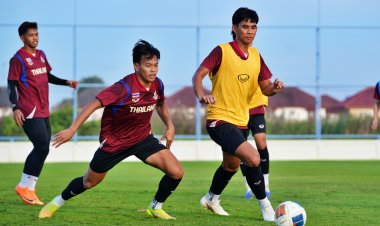 "โค้ชวัง"ติวเข้ม ทีมชาติไทยลงซ้อม เตรียมพิชิตศึกคว้าทองซีเกมส์