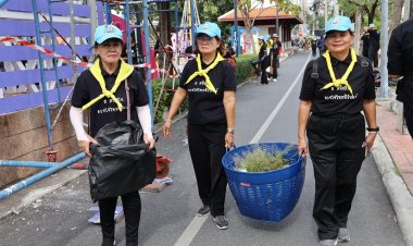 จิตอาสาบางปูรวมพลัง ร่วมทำความดีถวายพ่อหลวงรัชกาลที่ 6 ครบรอบ 100 ปี วันสวรรคต