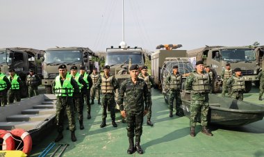 กองทัพภาคที่ 2 ส่งกองร้อยบรรเทาสาธารณภัย ช่วยน้ำท่วมหาดใหญ่