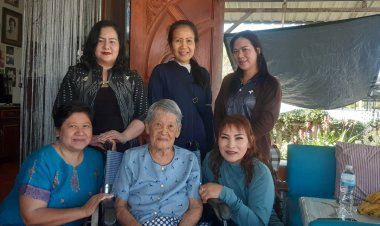 ร.พ.ส่งเสริมสุขภาพตำบลอรัญญิกร่วมกับอสม.ติดตามดูแลผู้สูงอายุ