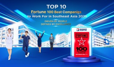 รพ.กรุงเทพ ติด Top 10 ใน “Fortune 100 Best Companies to Work For Southeast Asia 2025” สะท้อนความมุ่งมั่นสร้างสถานที่ทำงานที่ให้ความสำคัญกับ “คน” เป็นหัวใจหลักขององค์กร