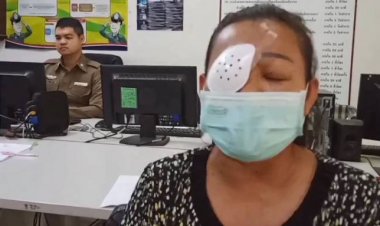 สาวใหญ่ร้องเศษใบมีดเข้าตาหมอวินิจฉัยผิดให้แค่น้ำเกลือมาล้างทำดวงตาเน่าต้องผ่าลูกตาทิ้ง