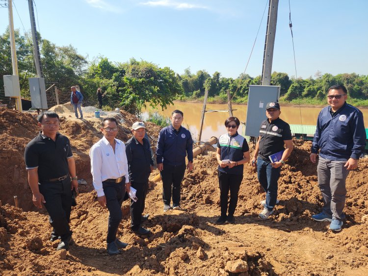 ป.ป.ท.เขต6 ลงพื้นที่ตรวจงบเงินอุดหนุน อบต.บางไผ่ 4ล้านบาทเศษ สร้างแพสูบน้ำเหตุล่าช้า