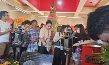 สายมูแห่ไหว้สักการะศาลหลักเมืองรับเสาร์แรกของปี'69เสริมศิริมงคลชีวิต