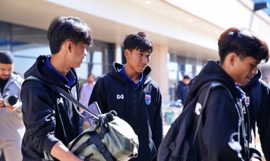 นักเตะทีมชาติไทย U23 ถึงซาอุฯ ลงซ้อม เตรียมลุยศึกชิงแชมป์เอเชีย
