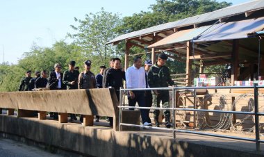 ทหารสนธิกำลังตำรวจ-ปกครอง ลงพื้นทีตรวจสอบชาวเมียนมาบุกรุกอาณาเขตไทย