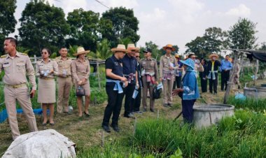 ปลัดจังหวัดบุรีรัมย์ลงพื้นที่เพื่อตรวจสอบ-ประเมินผลการปฏิบัติงานกำนัน ผู้ใหญ่บ้านยอดเยี่ยม